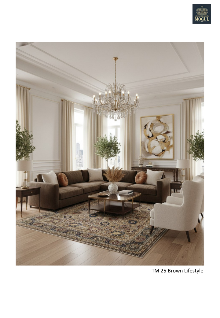 Handloom Kashmiri Wool Carpet – Authentic Kashmir Handmade Wool Rug | Luxury Traditional Design by Carpet4Decor